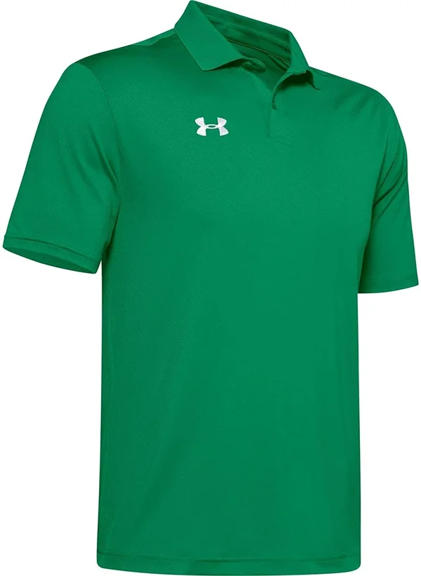 Under Armour Men's Team Performance Polo - Kelly Green - XL