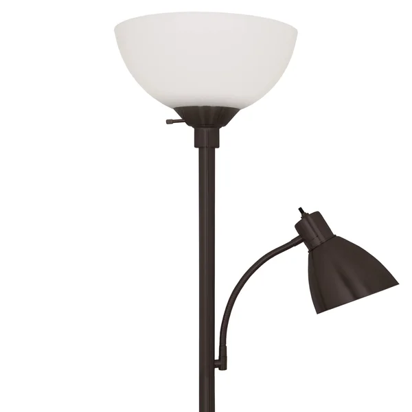Light Accents Stella Floor Lamp for Living Rooms - Metal Standing Pole Lamp with Reading Light- Office and Bedroom - Bright Readi