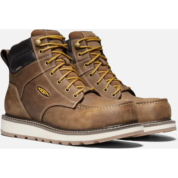 Keen Utility 6x22 Cincinnati Composite Toe Waterproof Boots - Men's Belgian/Sandshell