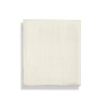 Cloud 100% Cotton Fitted Sheet Coyuchi Size: Queen, Color: Ivory