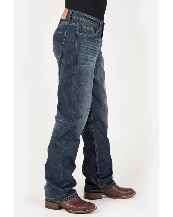 Stetson Western Jeans Men Bootcut Low 11-004-1014-4082 BU
