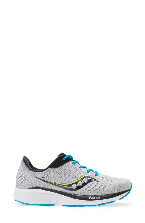 Saucony Men's Guide 14 Charcoal, Vizigold, 7.5, 2E