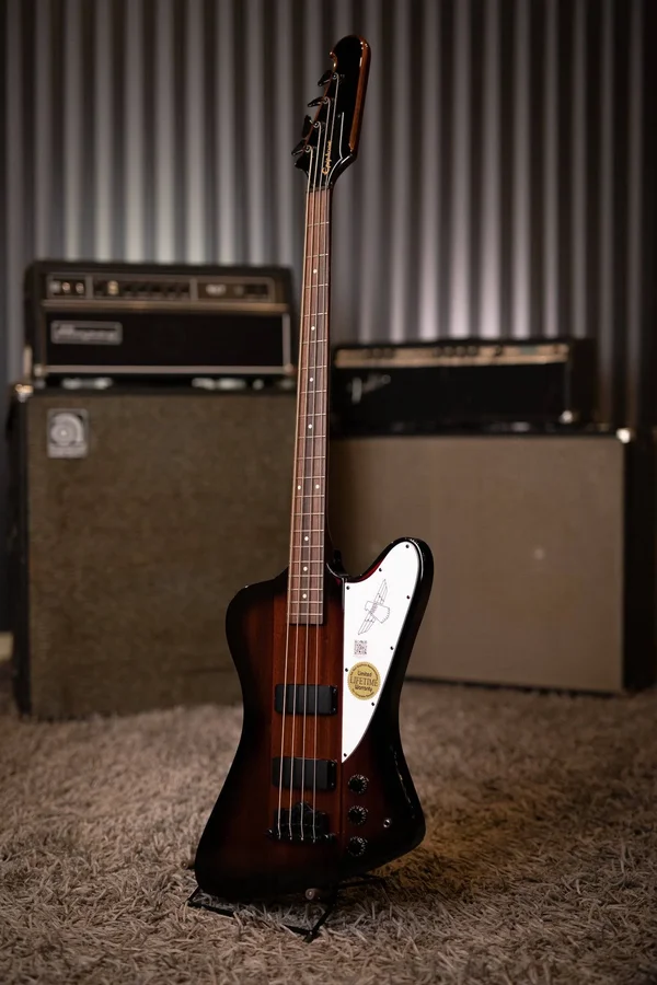 Epiphone Thunderbird IV Electric Bass, Vintage Sunburst