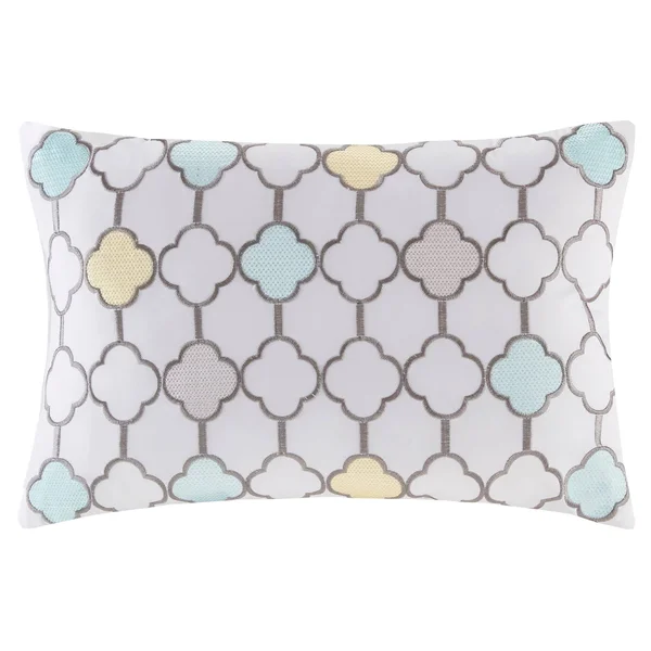 Madison Park Central Park Complete Comforter Set Yellow/Aqua King, 12 x 18 inches
