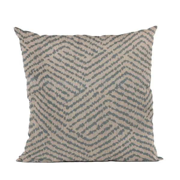 Plutus 20x22 x 30x22 Maze Chevron Luxury Throw Pillow in Blue