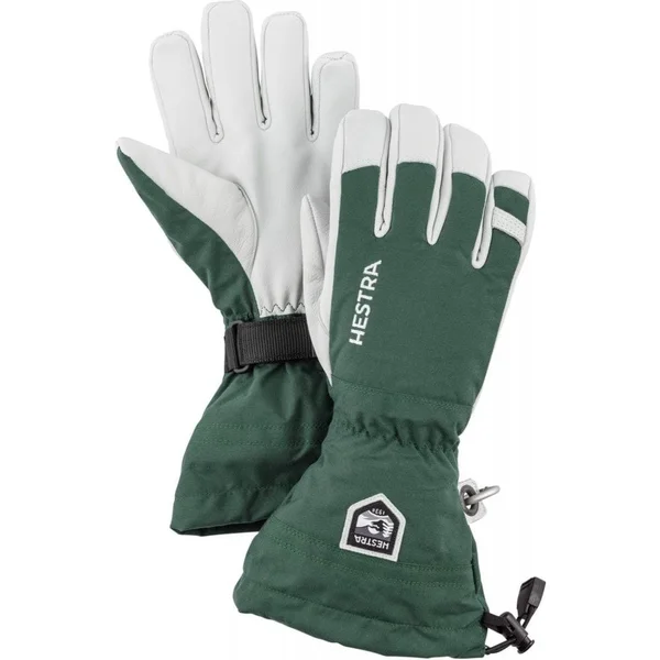 Hestra Army Leather Heli Ski Glove - Green