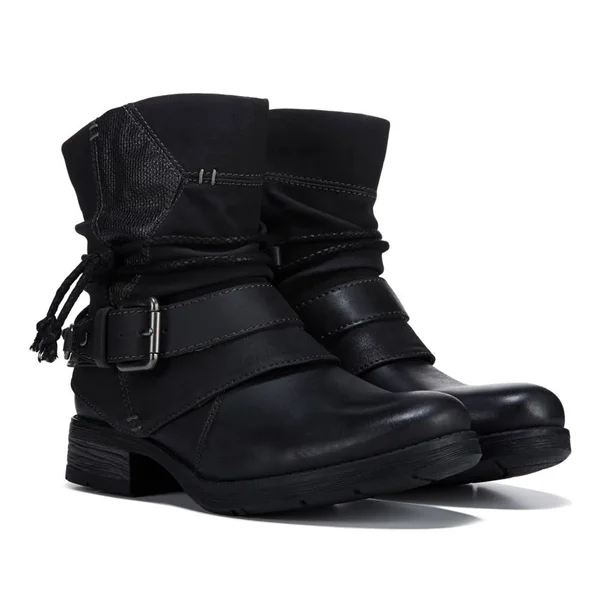Earth Origins Women's Nikko Boot Black PU 6