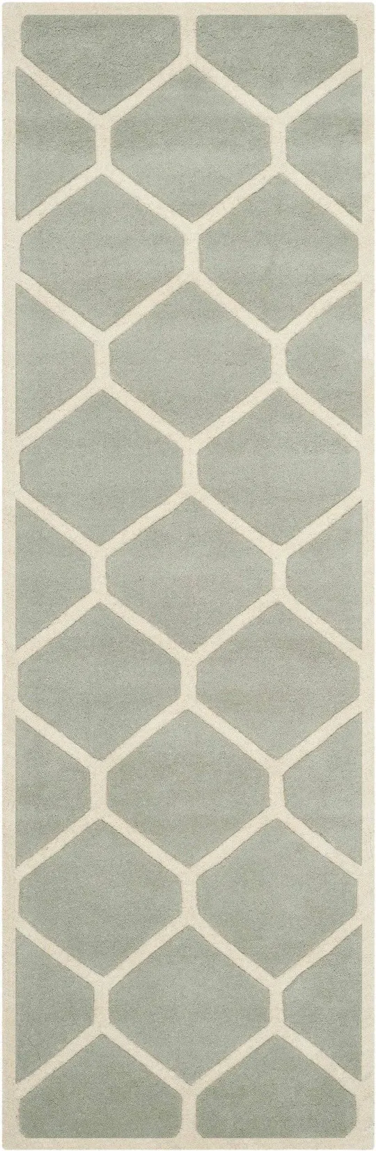 Safavieh Chatham Grey & Ivory 8&-9x22 x 12& Rug