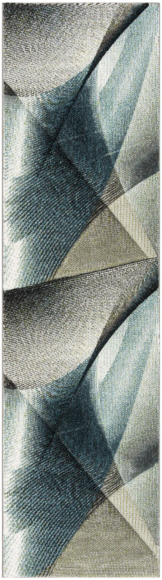 Safavieh Hollywood HLW715D 6&7x22 x 6&7x22 Square Grey, Teal Area Rug
