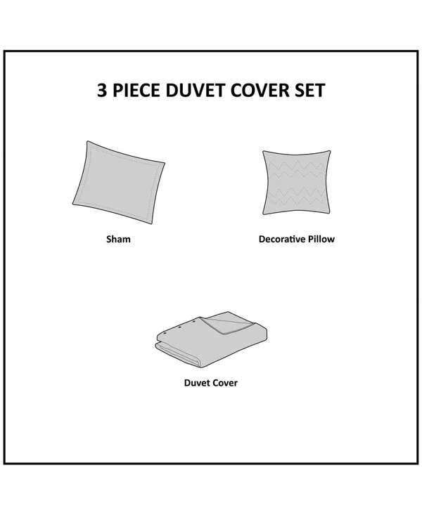 Intelligent Design Lane Jersey Duvet Cover Set Twin/Twin XL