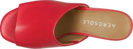 Women's Aerosoles Erie Heeled Slide, Size: 8, Red