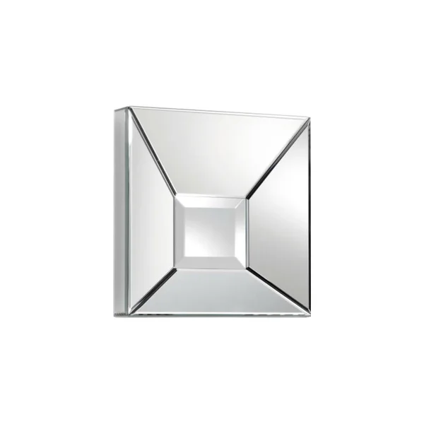 Pentallica Square Mirror - Cyan