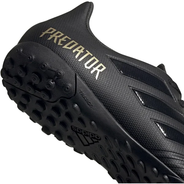 Adidas Men's Predator 19.4 Turf Soccer Cleats, Black