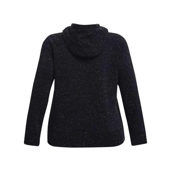 Under Armour Women's Rival Fleece Logo Hoodie - Black - 3X