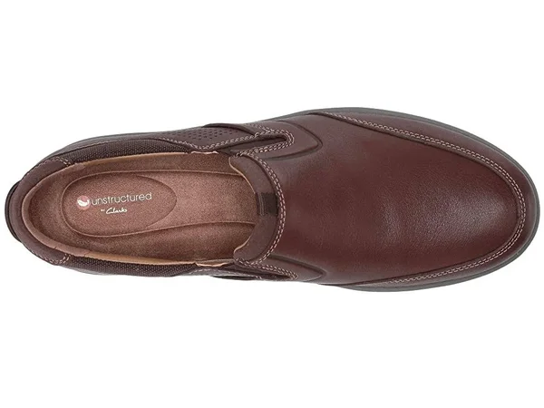 Clarks Un Trail Step Mahogany Leather, Men's, Size: 11.5, Brown