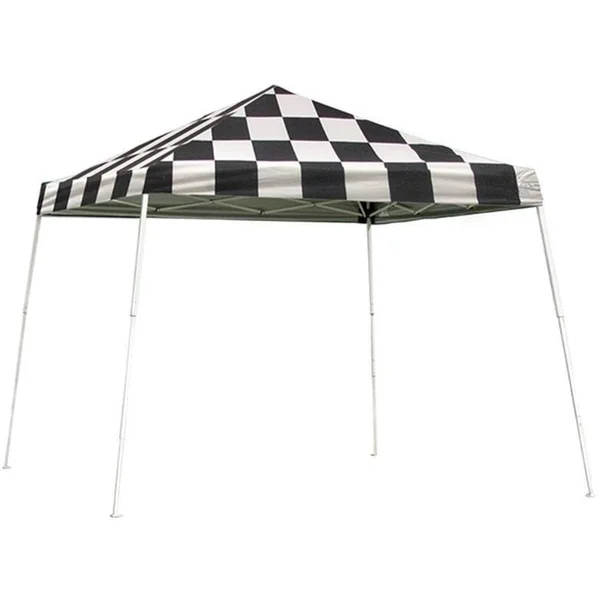 ShelterLogic 12 ft. x 12 ft. Sport Pop Up Canopy - Slant Leg, White