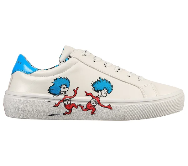 Skechers Dr. Seuss: Goldie 2.0 - Two Things White, Blue 9.0