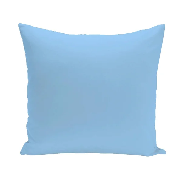 E by Design Prairie Decorative Pillow Aqua Polyester