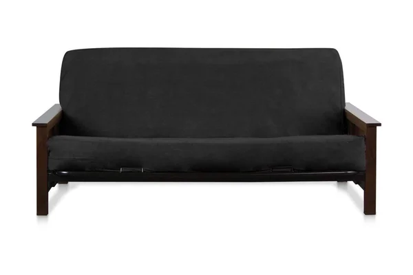 OctoRose Full Size Bonded Classic Soft Micro Suede Futon Mattress Sofa Bed Cover (Black)