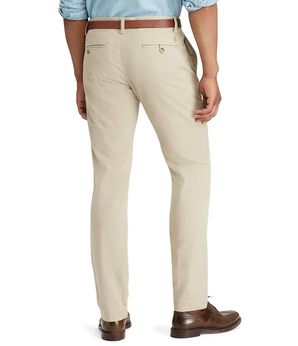 Polo Ralph Lauren Men's Straight-Fit Stretch Chino Pants - Norfolk Grey