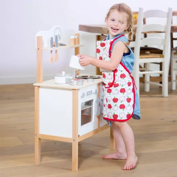 New Classic Toys 11050 Kitchenette Modern Playset, White
