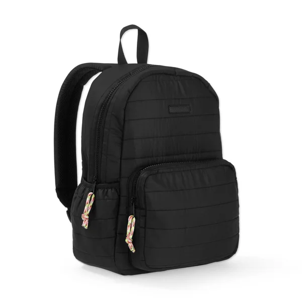 No Boundaries Black Quilted Dome Backpack, Women's, Size: One Size