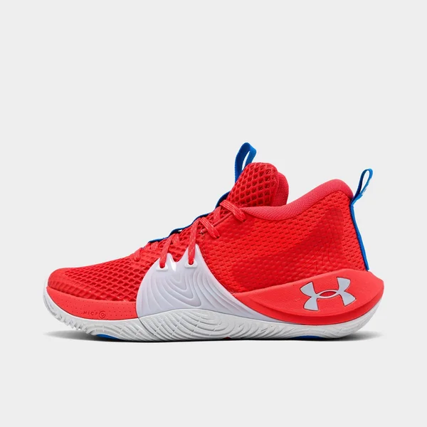 Under Armour Embiid One - Mens Basketball Shoes - Mechanic Blue/Black/Pitch Grey - Size 8.0