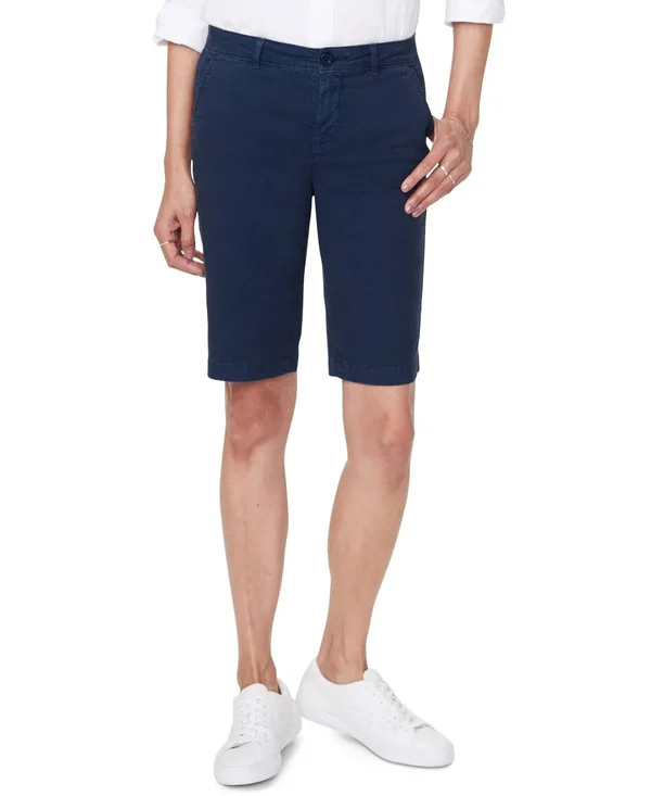 Nydj Women's Bermuda 11 inch Shorts in Evening Tide - Regular, Size: 2