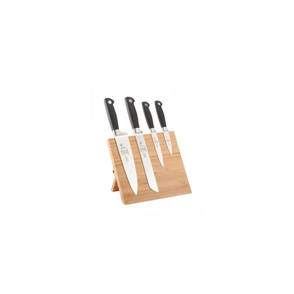 Mercer Cutlery Genesis 5-Piece Magnetic Board Set, Bamboo - M21960BM