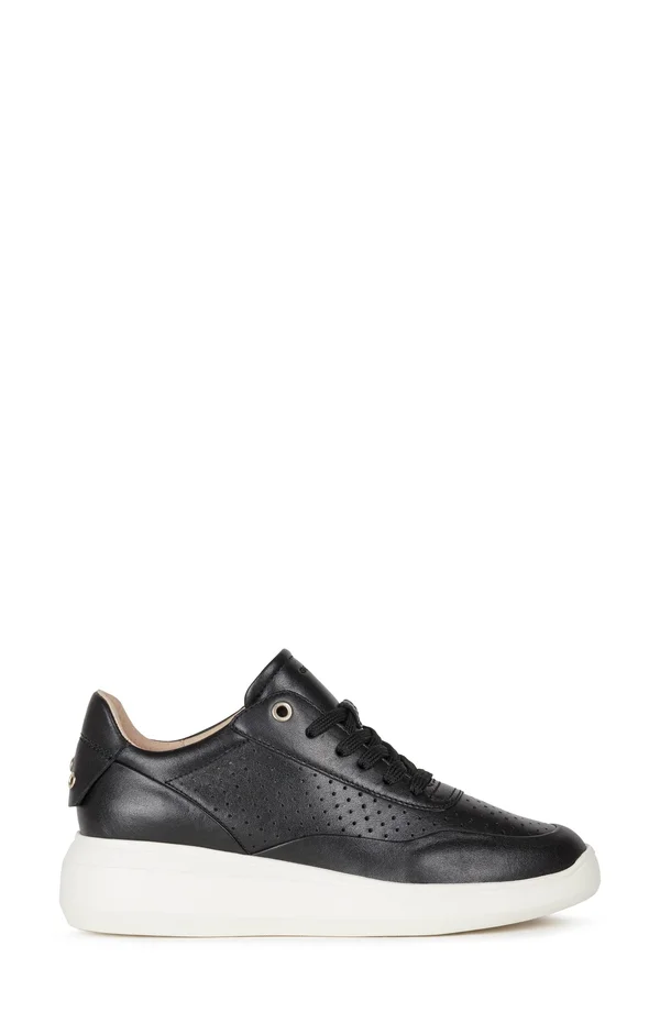 Geox Rubidia Wedge Sneaker - White - 6Us