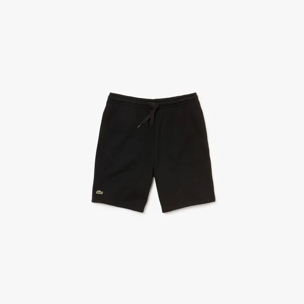 Lacoste Men's Sport Tennis Fleece Shorts : Black