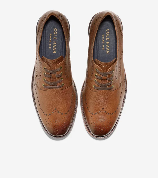 Cole Haan Feathercraft Grand Blucher Oxford - Men's, Dark Brown, Size 11.5, Oxfords, Wingtip