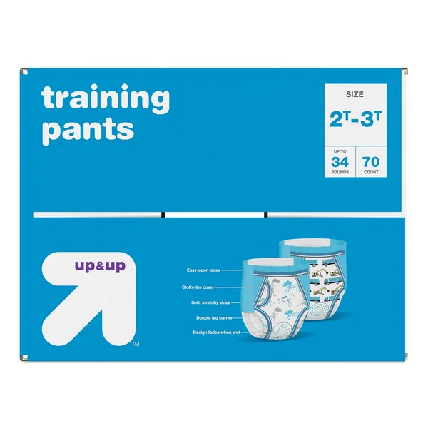Upu0026Up - Boys& Training Pants Giga Pack - Size 2T-3T, Boy's