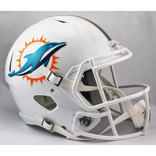 Riddell Miami Dolphins Speed Replica Helmet - White - Os