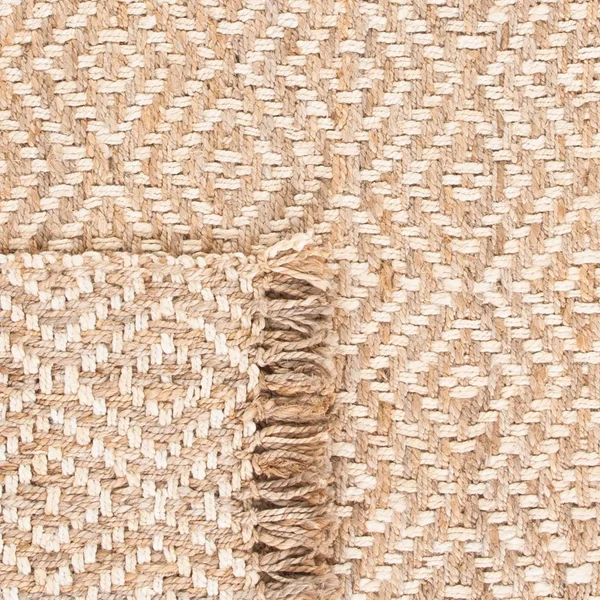 Safavieh Natural Fiber NF266D Area Rug Tropical Blue, Natural 8& x 10& Rectangle