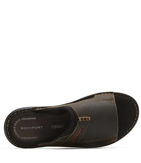 Rockport Men's Darwyn 2 Slide, Size: 7 W, Brown