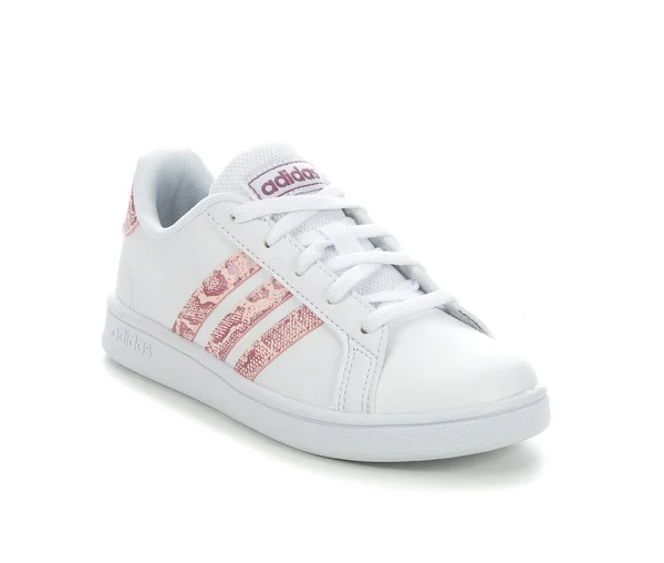 Adidas Girls Grand Court Tennis Shoe White 6