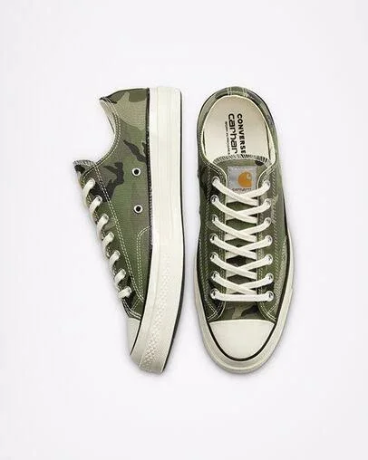 Converse x Carhartt WIP Chuck 70 (Green Size 7) Unisex Canvas Shoes