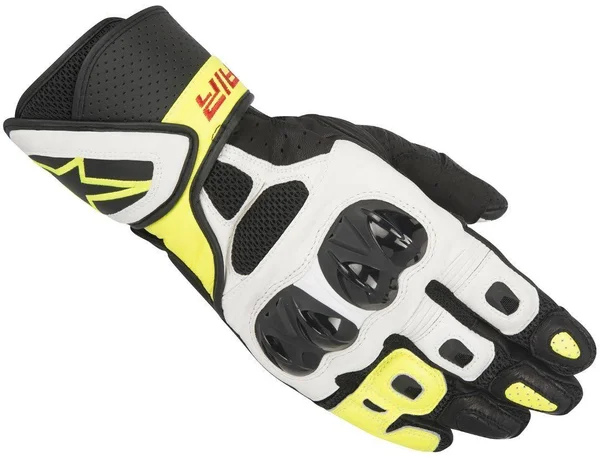 Alpinestars SP Air Gloves Black White Yellow