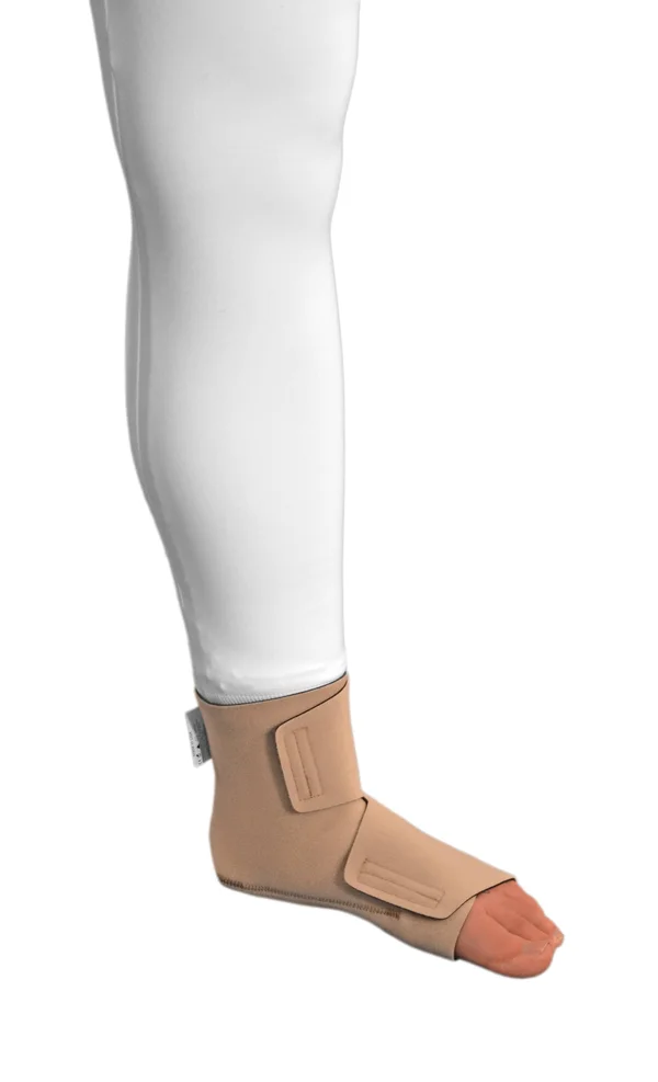 Solaris ReadyWrap: foot, Right, Extra Large, Beige Compression Guru