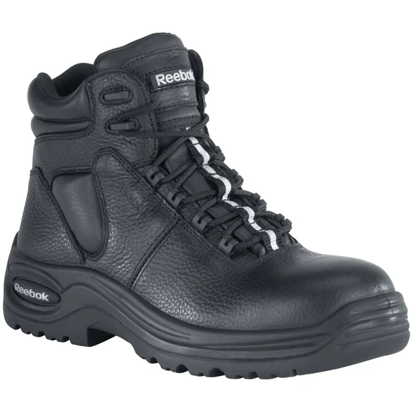 Reebok Work Men's 6x22 Trainex Waterproof Composite Toe Work Boot RB6765 - Black