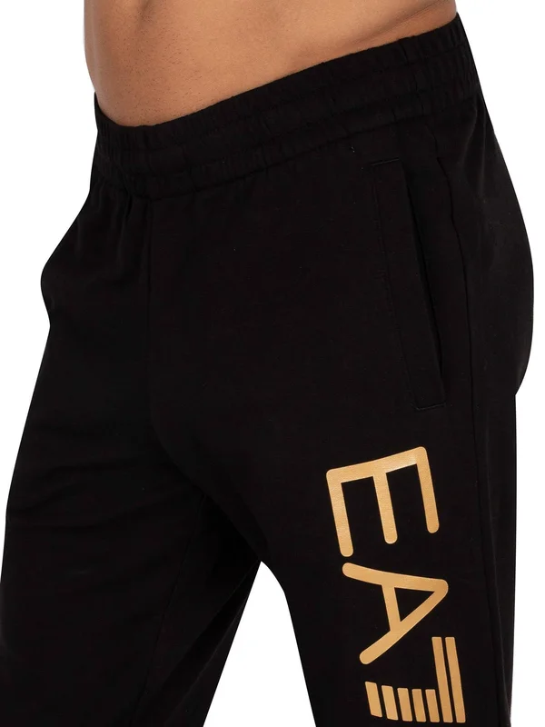 EA7 Mens&s Branded Joggers, Black, 8NPPC1-PJ05Z-1203, Size: S