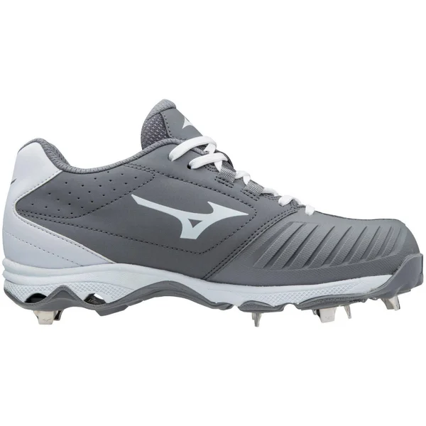 Mizuno 9-Spike Advanced Sweep 4 Low Womens Metal Softball Cleat - Women's, Size: 11.5, White
