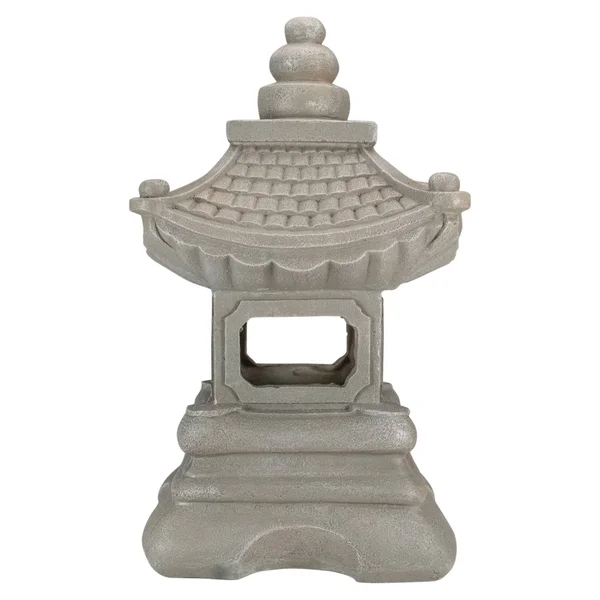Northlight 13.5x22 Dark Gray Pagoda Outdoor Garden Statue