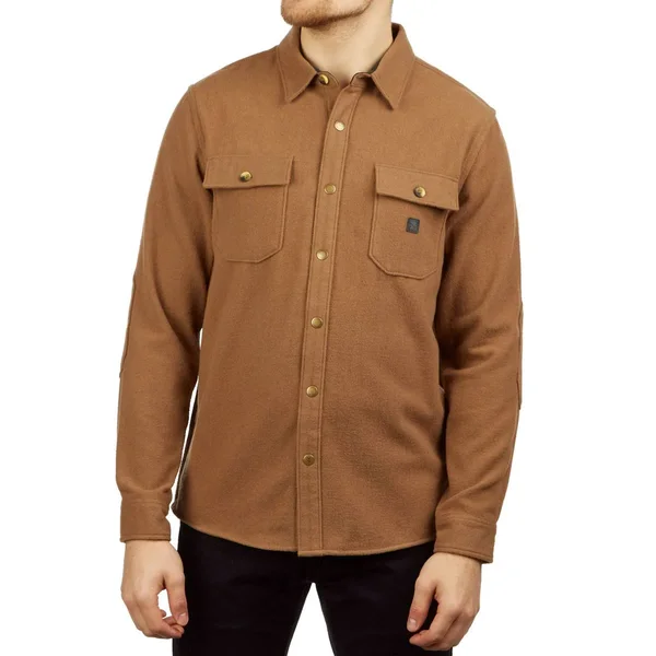 Roark Nordsman Flannel - Men's Dark Khaki, S