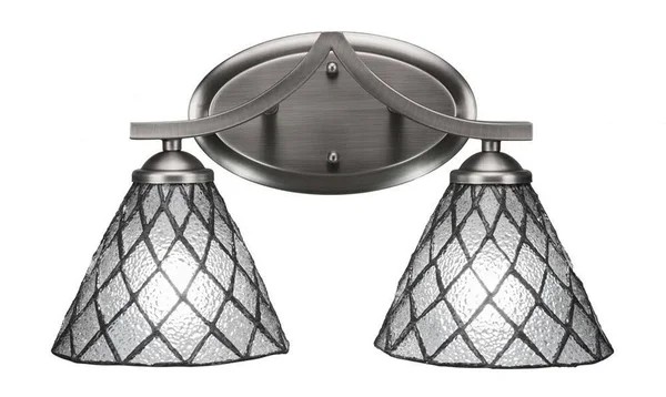 Toltec Lighting 552-GP-9185 Zilo - Two Light Bath Bar Graphite Finish