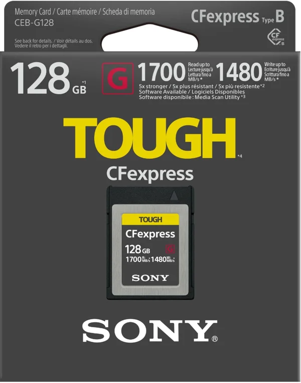Sony CEB-G Series CEBG128/J CFexpress 128 GB Memory Card
