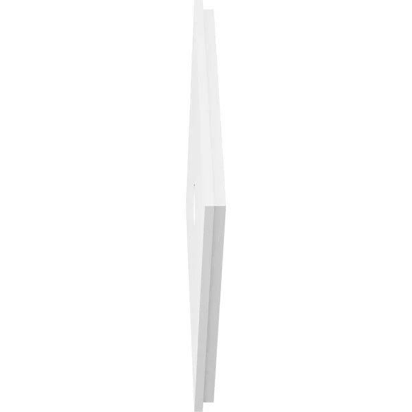 28 inchw x 18 5/8 inchh x 2 inchid x 9 3/4 inchc x 1 inchp Diamond Architectural Grade PVC Contemporary Ceiling Medallion, Two P