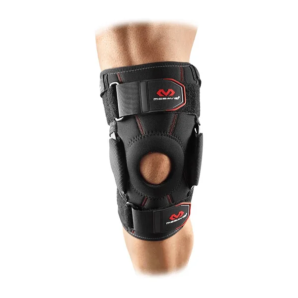 McDavid Level 3 Knee Brace with Dual Disk Hinges, Black, L