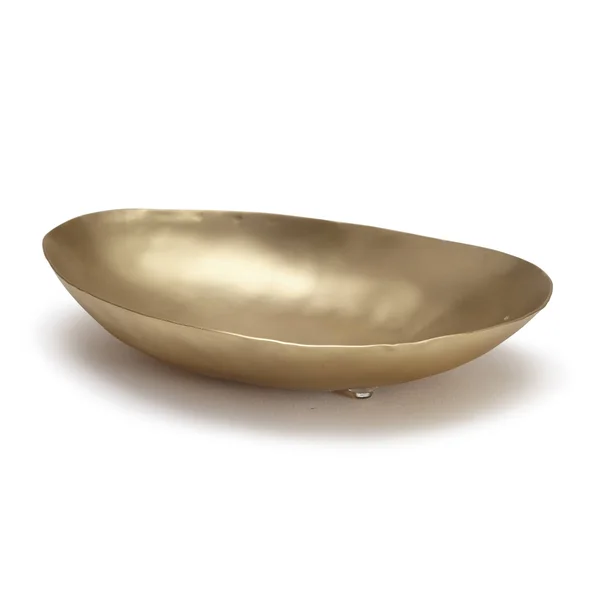Kassatex Nile Waste Basket Brass